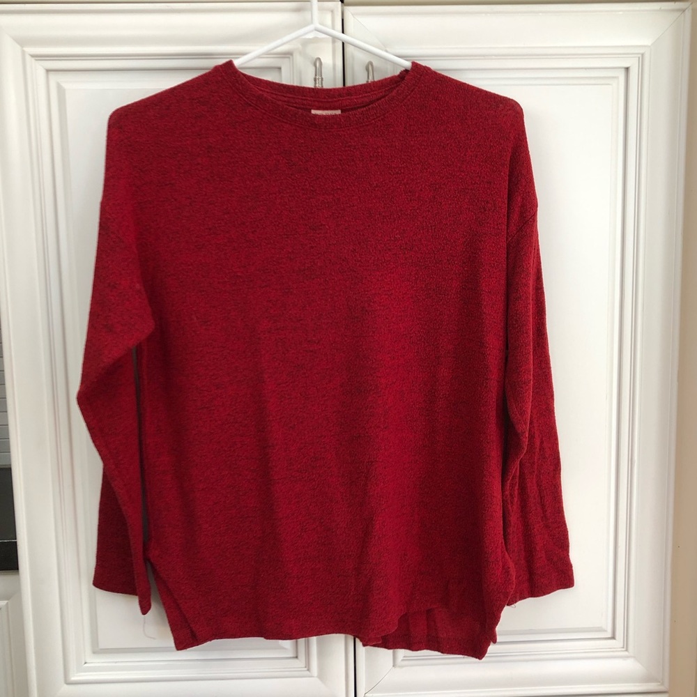 Zara knitwear red girls sweater